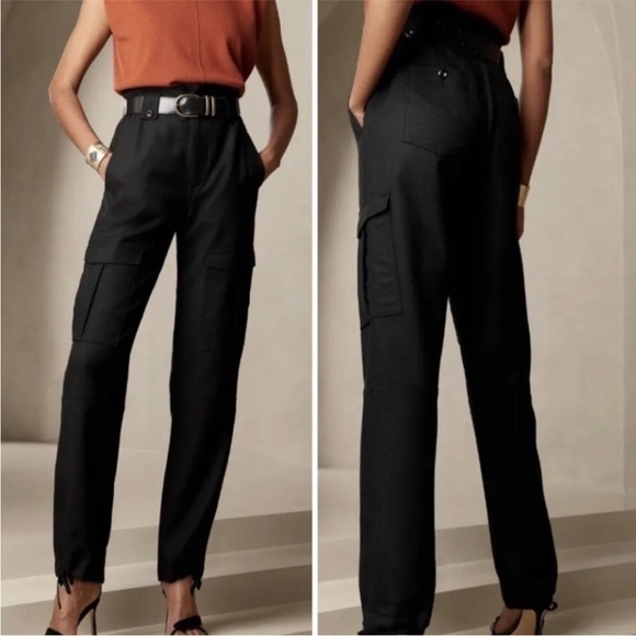 NWT! Banana Republic Black Lido Cargo Pant - Multiple Sizes - Picture 3 of 9